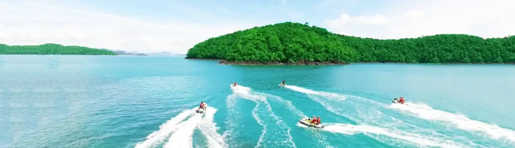 Jet Ski in North Bay Island