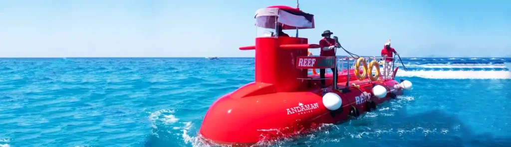 Semi Submarine in North Bay Island